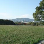 park landscape near Hiroshima Castle