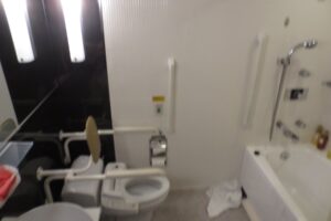 New Miyako hotel - picture of the bathroom in the accessible room